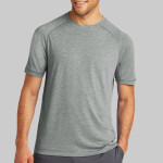 ® PosiCharge ® Tri Blend Wicking Raglan Tee