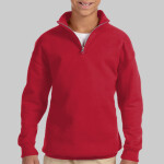 Youth NuBlend ® 1/4 Zip Cadet Collar Sweatshirt