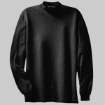 Interlock Knit Mock Turtleneck