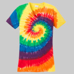 Women's Tie Dye V Neck Tee