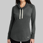 Women's Sueded Cotton Blend Cowl Tee