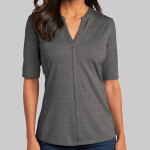 Women's Stretch Heather Open Neck Top